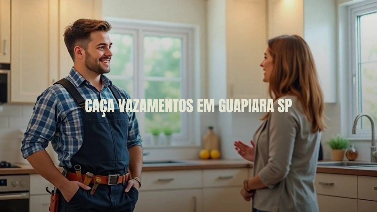 CAÇA VAZAMENTOS EM GUAPIARA SÃO PAULO (SP).