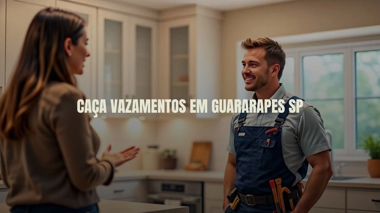 CAÇA VAZAMENTOS EM GUARARAPES SÃO PAULO (SP).
