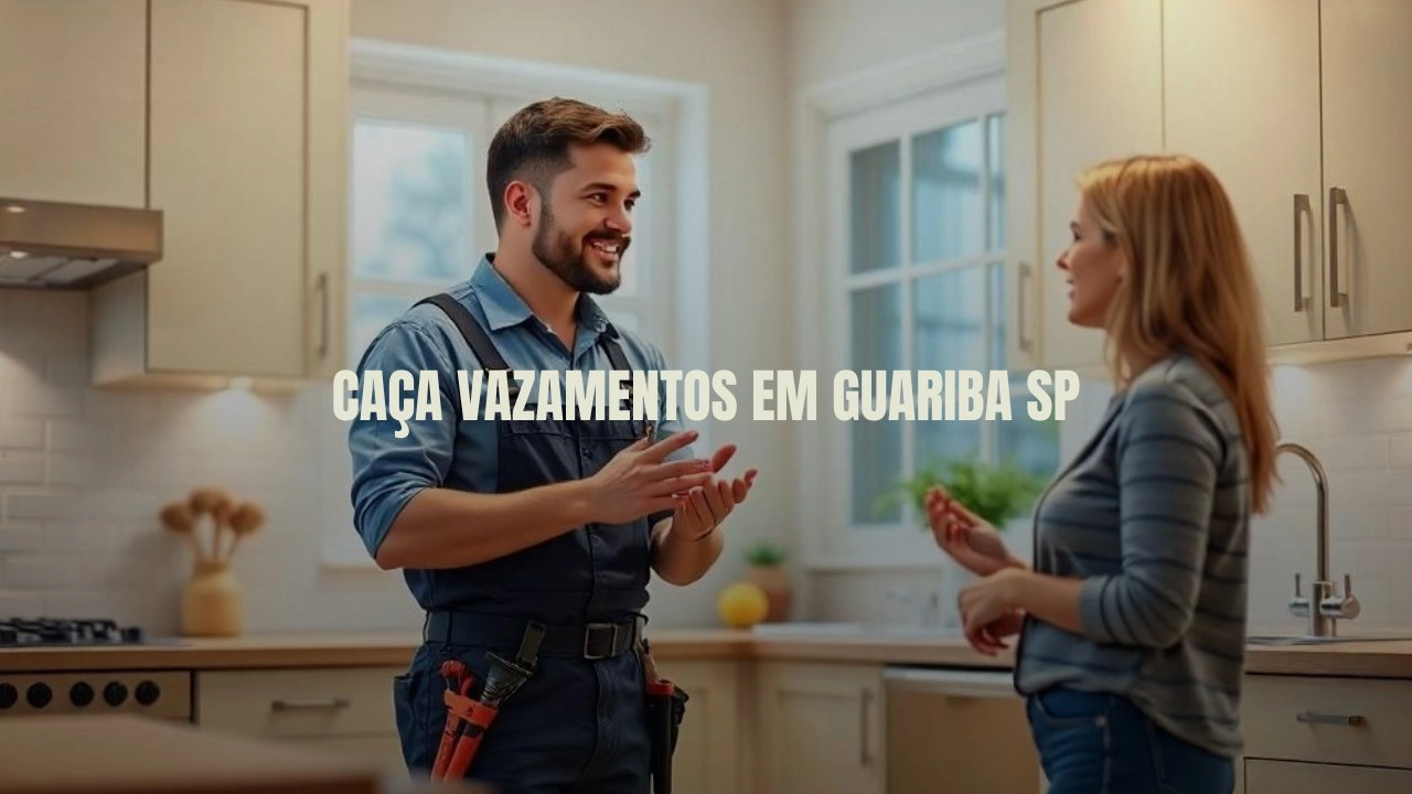 CAÇA VAZAMENTOS EM GUARIBA SÃO PAULO (SP).