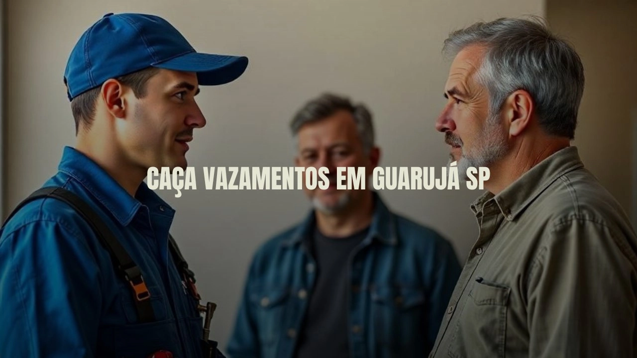 CAÇA VAZAMENTOS EM GUARUJÁ SÃO PAULO (SP).