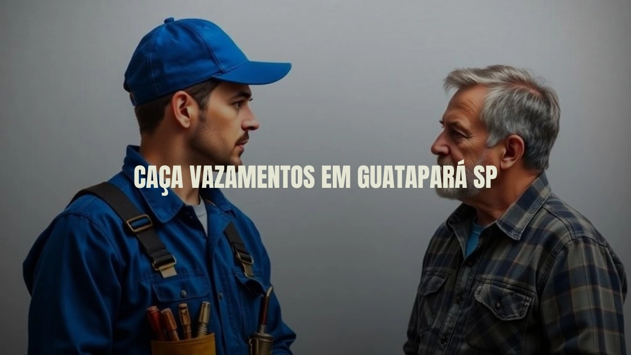 CAÇA VAZAMENTOS EM GUATAPARÁ SÃO PAULO (SP).