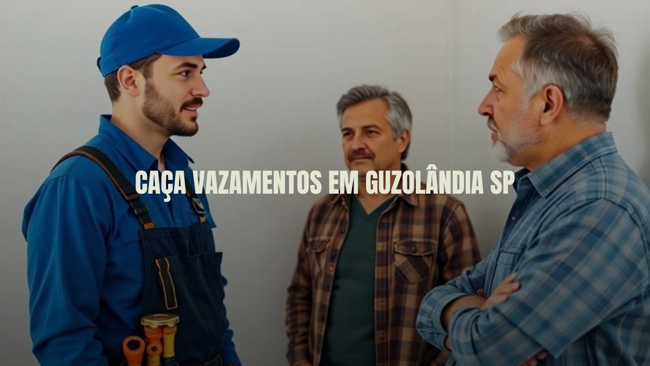 CAÇA VAZAMENTOS EM GUZOLÂNDIA SÃO PAULO (SP).