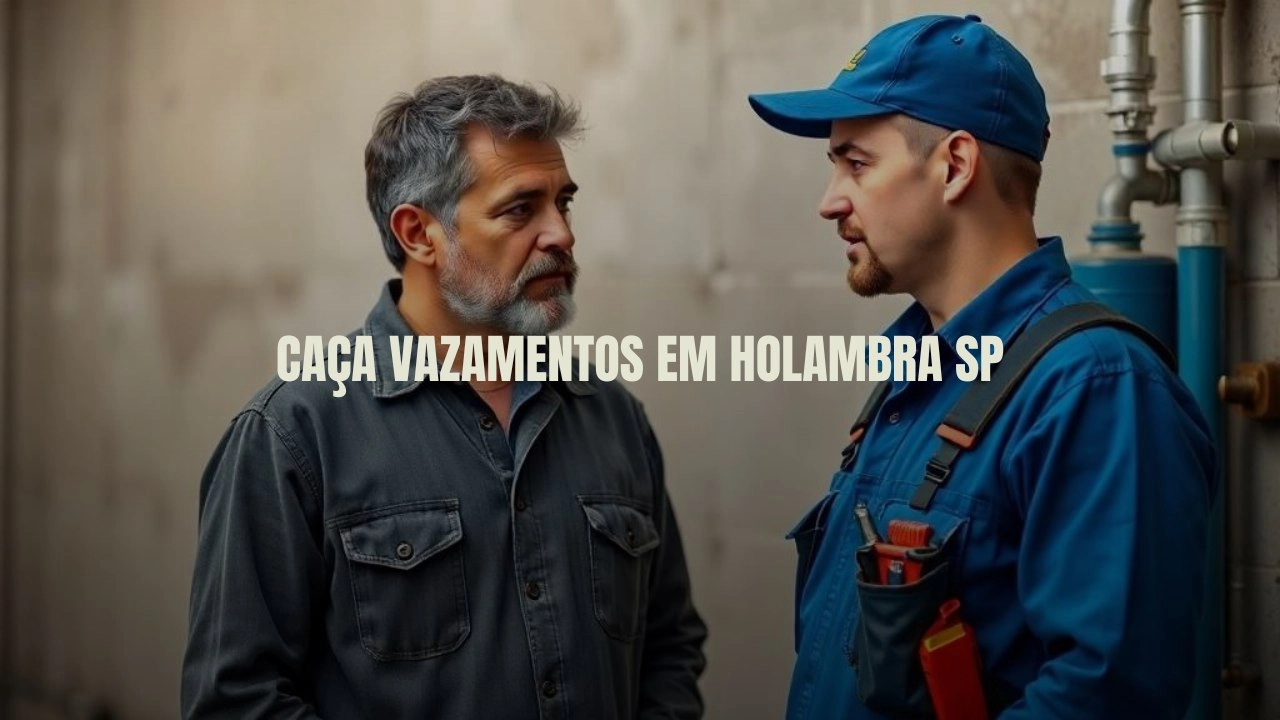CAÇA VAZAMENTOS EM HOLAMBRA SÃO PAULO (SP).