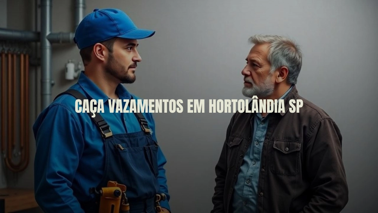CAÇA VAZAMENTOS EM HORTOLÂNDIA SÃO PAULO (SP).