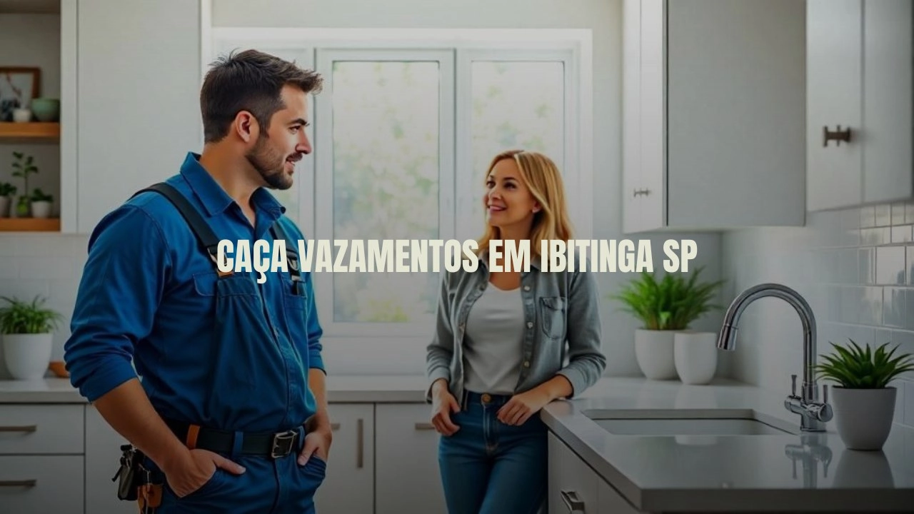 CAÇA VAZAMENTOS EM IBITINGA SÃO PAULO (SP).