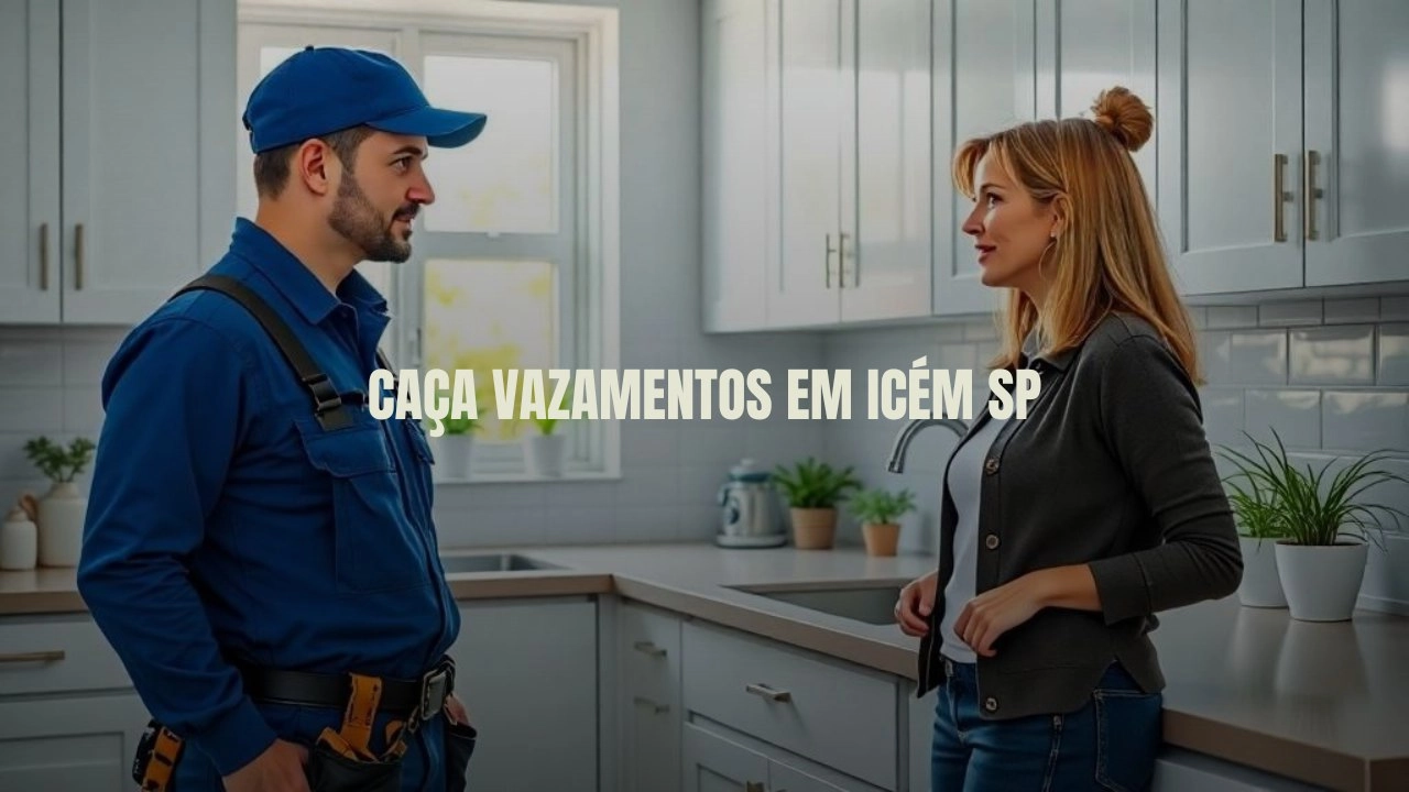 CAÇA VAZAMENTOS EM ICÉM SÃO PAULO (SP).