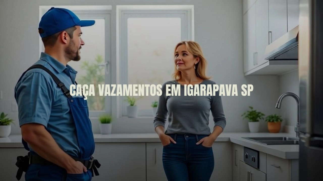CAÇA VAZAMENTOS EM IGARAPAVA SÃO PAULO (SP).