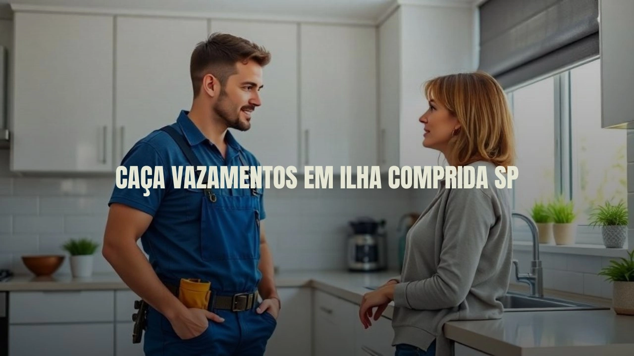 CAÇA VAZAMENTOS EM ILHA COMPRIDA SÃO PAULO (SP).