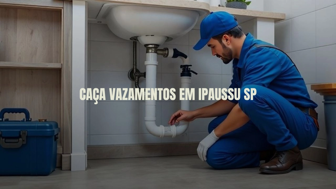 CAÇA VAZAMENTOS EM IPAUSSU SÃO PAULO (SP).