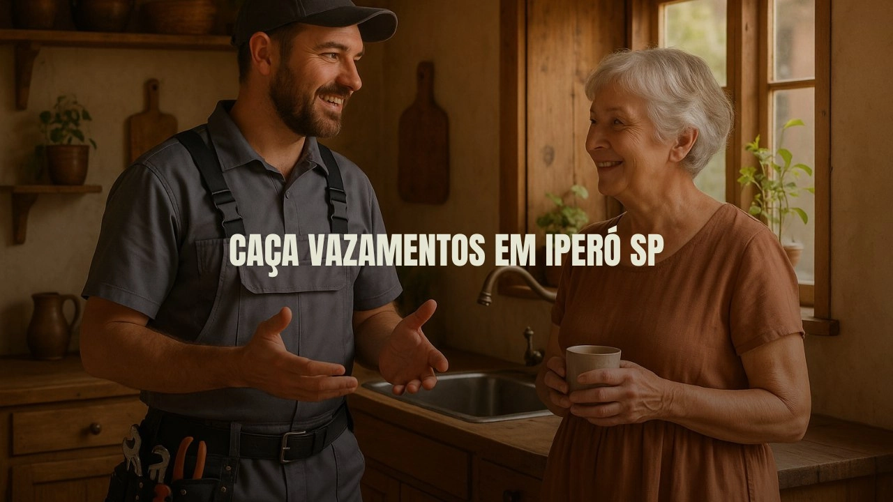 CAÇA VAZAMENTOS EM IPERÓ SÃO PAULO (SP).