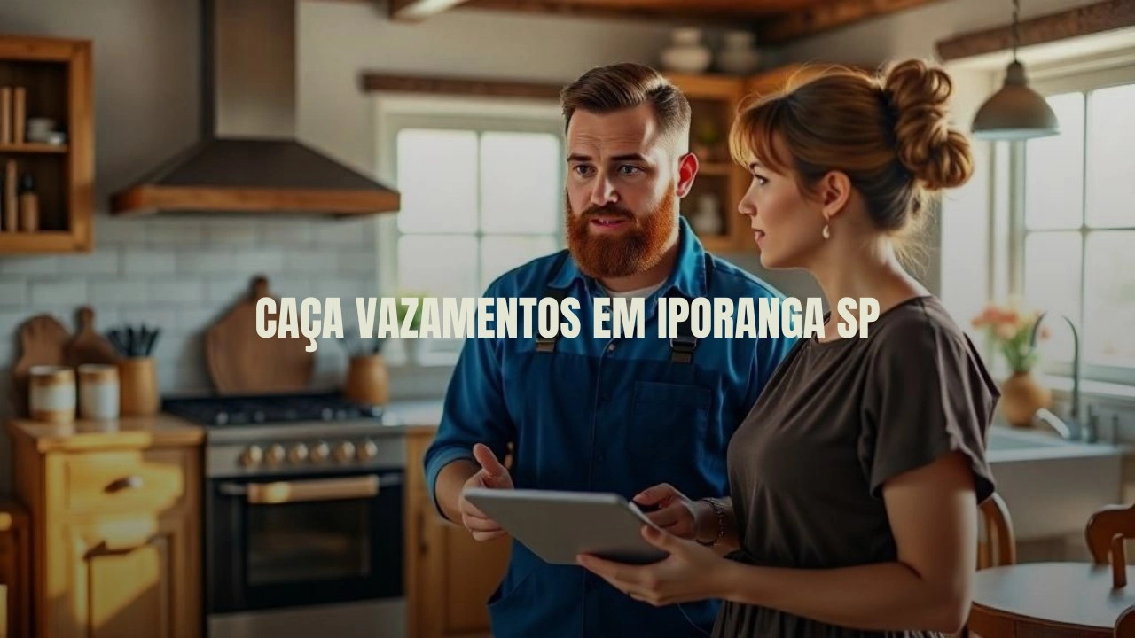 CAÇA VAZAMENTOS EM IPORANGA SÃO PAULO (SP).