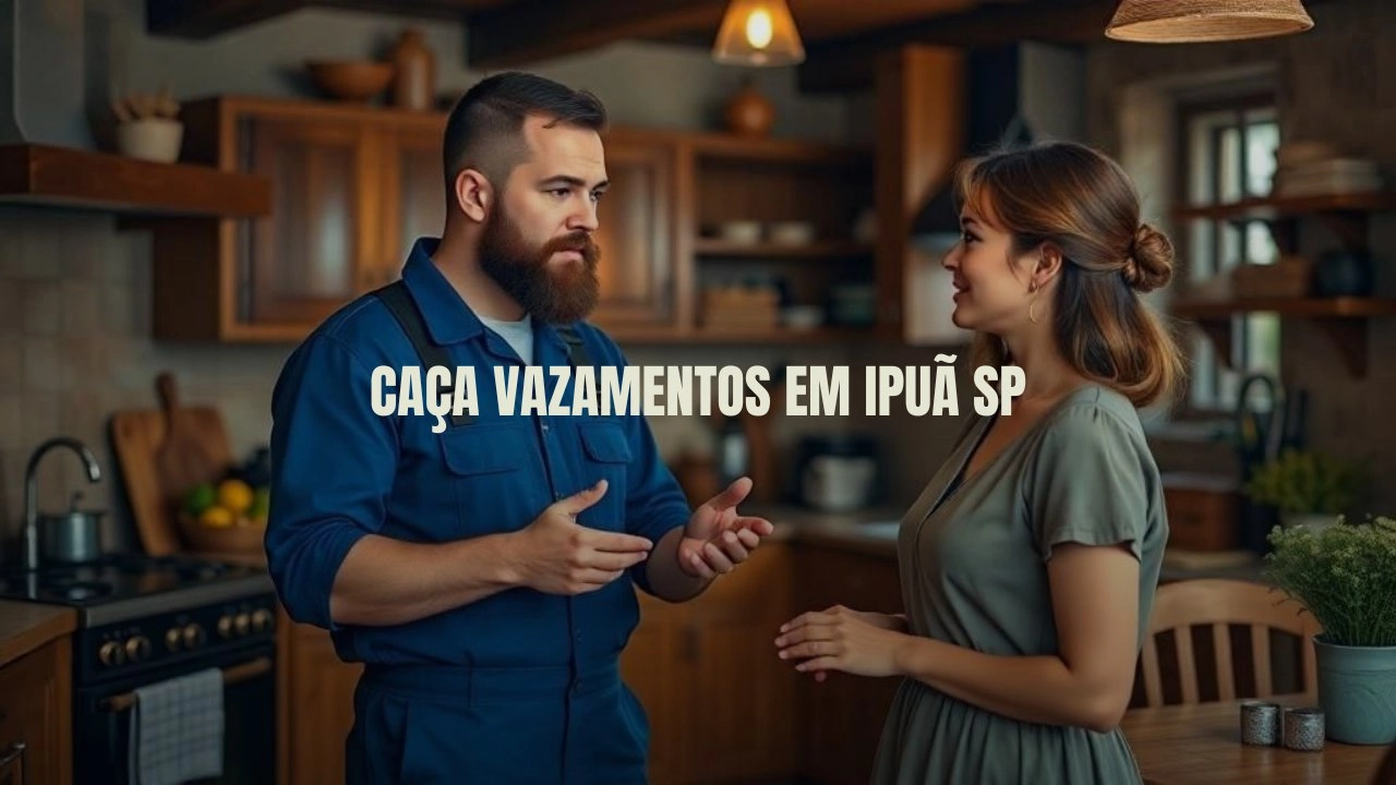 CAÇA VAZAMENTOS EM IPUÃ SÃO PAULO (SP).