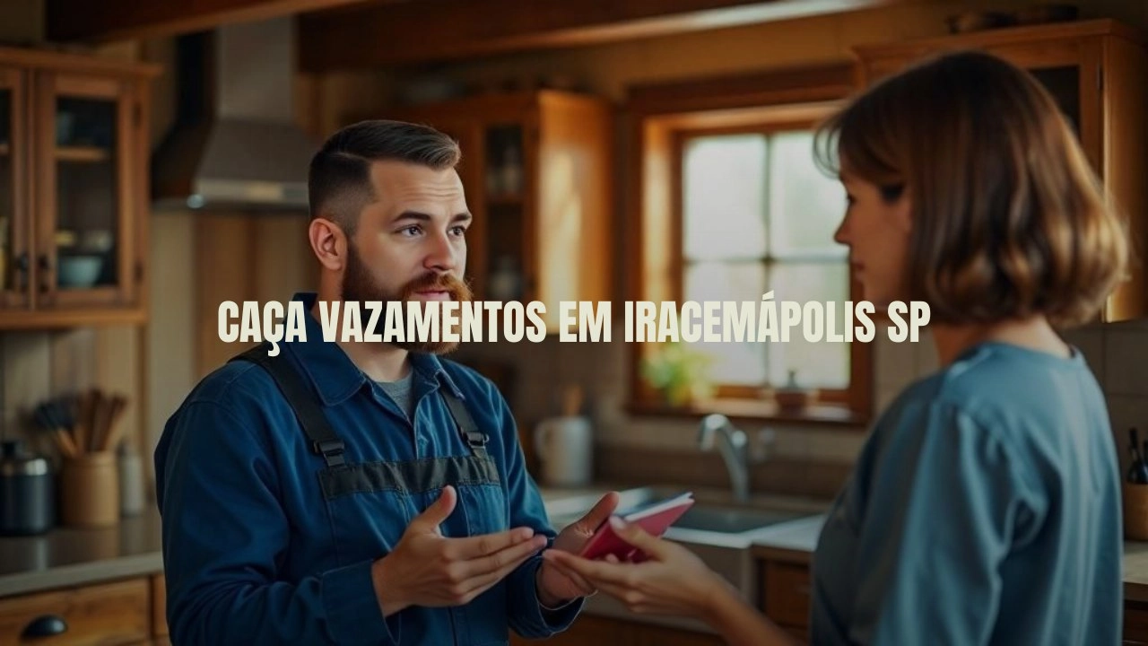 CAÇA VAZAMENTOS EM IRACEMÁPOLIS SÃO PAULO (SP).