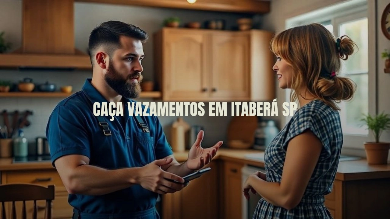 CAÇA VAZAMENTOS EM ITABERÁ SÃO PAULO (SP).
