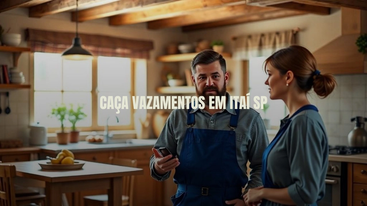 CAÇA VAZAMENTOS EM ITAÍ SÃO PAULO (SP).