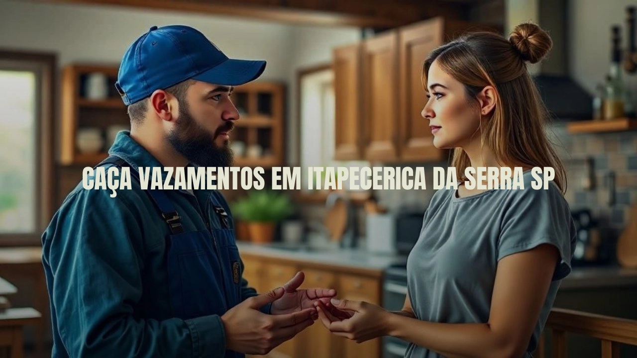 CAÇA VAZAMENTOS EM ITAPECERICA DA SERRA SÃO PAULO (SP).