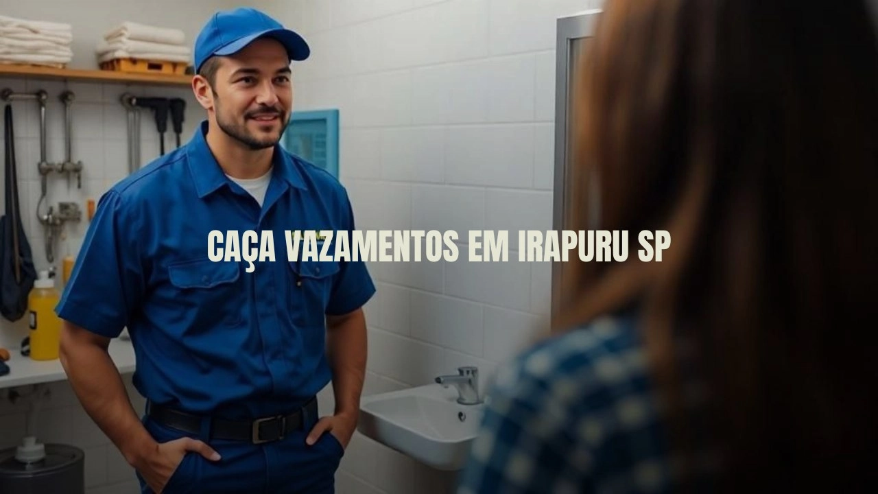 CAÇA VAZAMENTOS EM IRAPURU SÃO PAULO (SP).