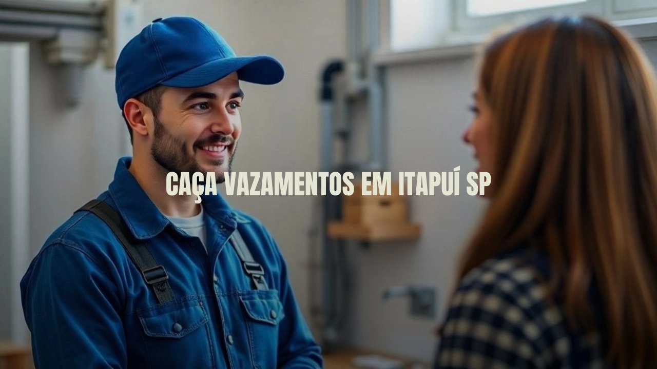 CAÇA VAZAMENTOS EM ITAPUÍ SÃO PAULO (SP).