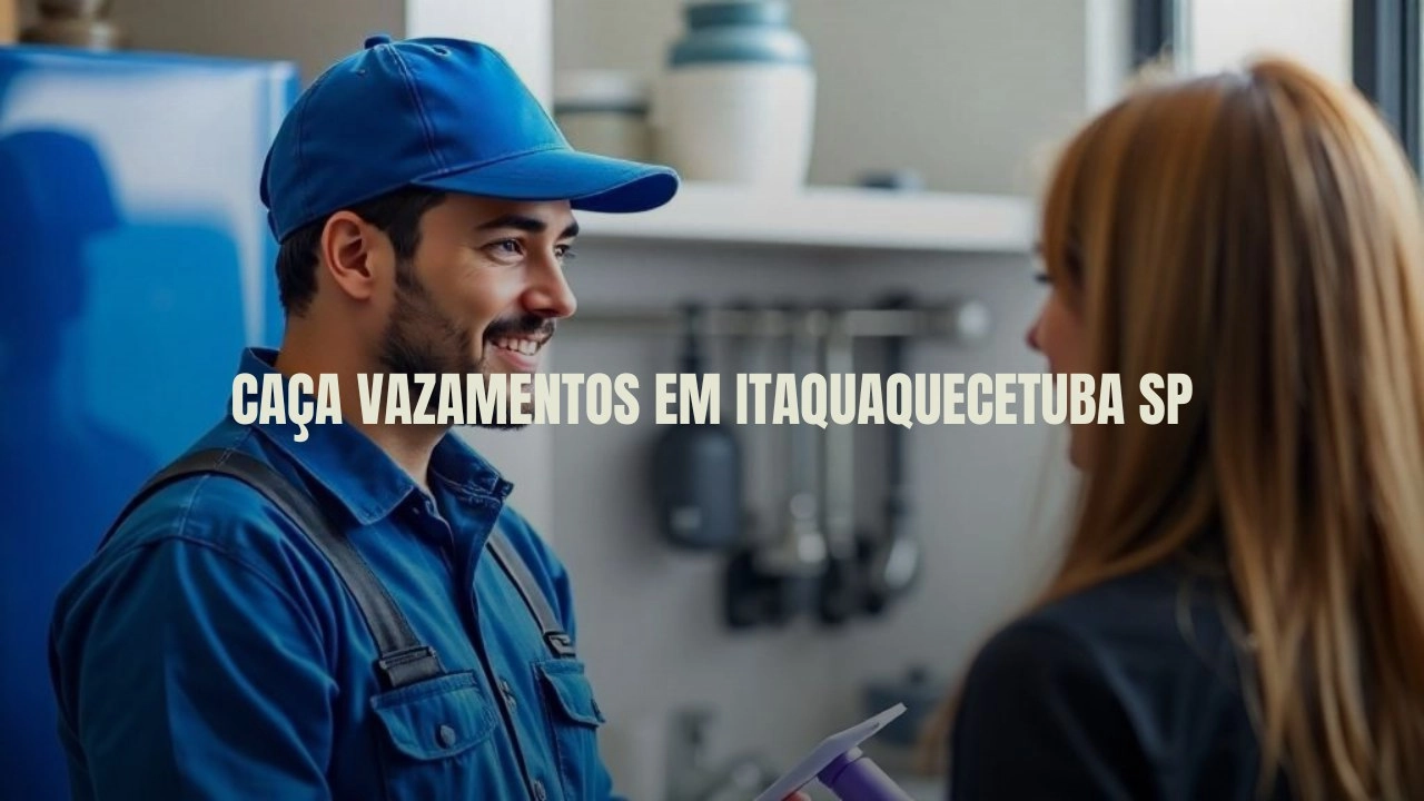CAÇA VAZAMENTOS EM ITAQUAQUECETUBA SÃO PAULO (SP).