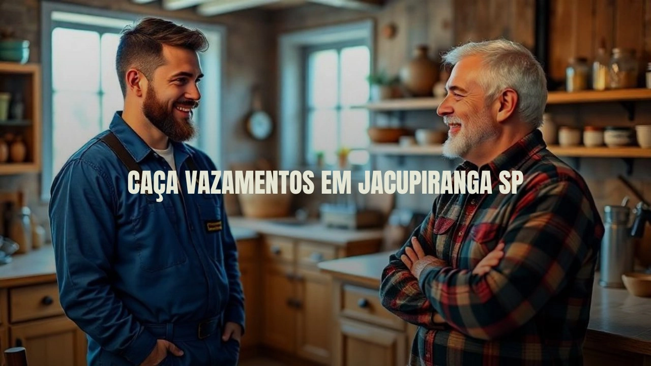 CAÇA VAZAMENTOS EM JACUPIRANGA SÃO PAULO (SP).