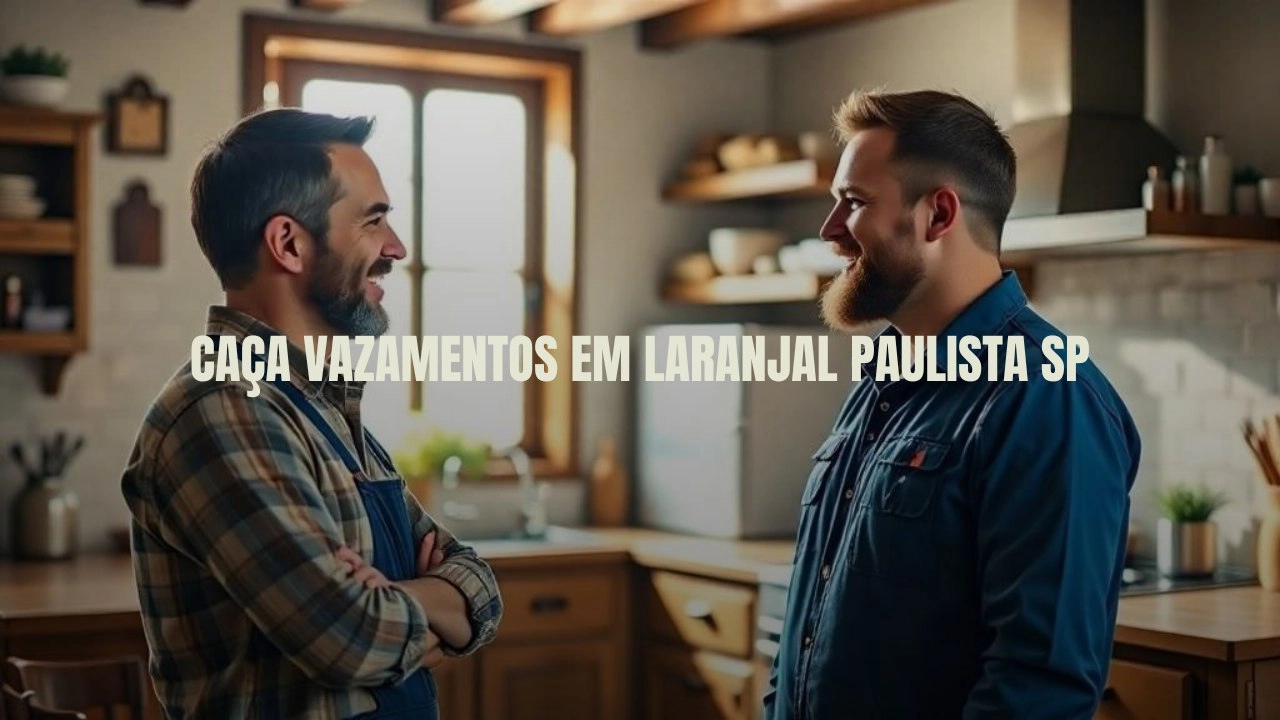 CAÇA VAZAMENTOS EM LARANJAL PAULISTA SÃO PAULO (SP).