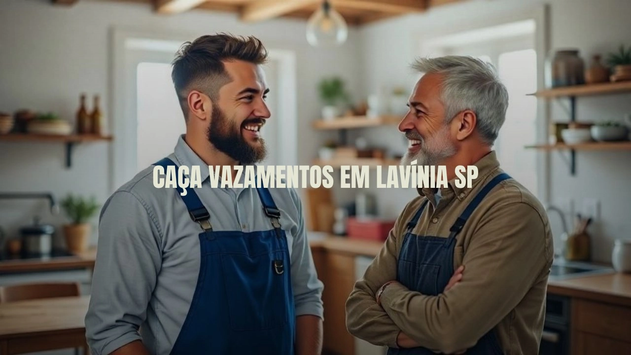 CAÇA VAZAMENTOS EM LAVÍNIA SÃO PAULO (SP).