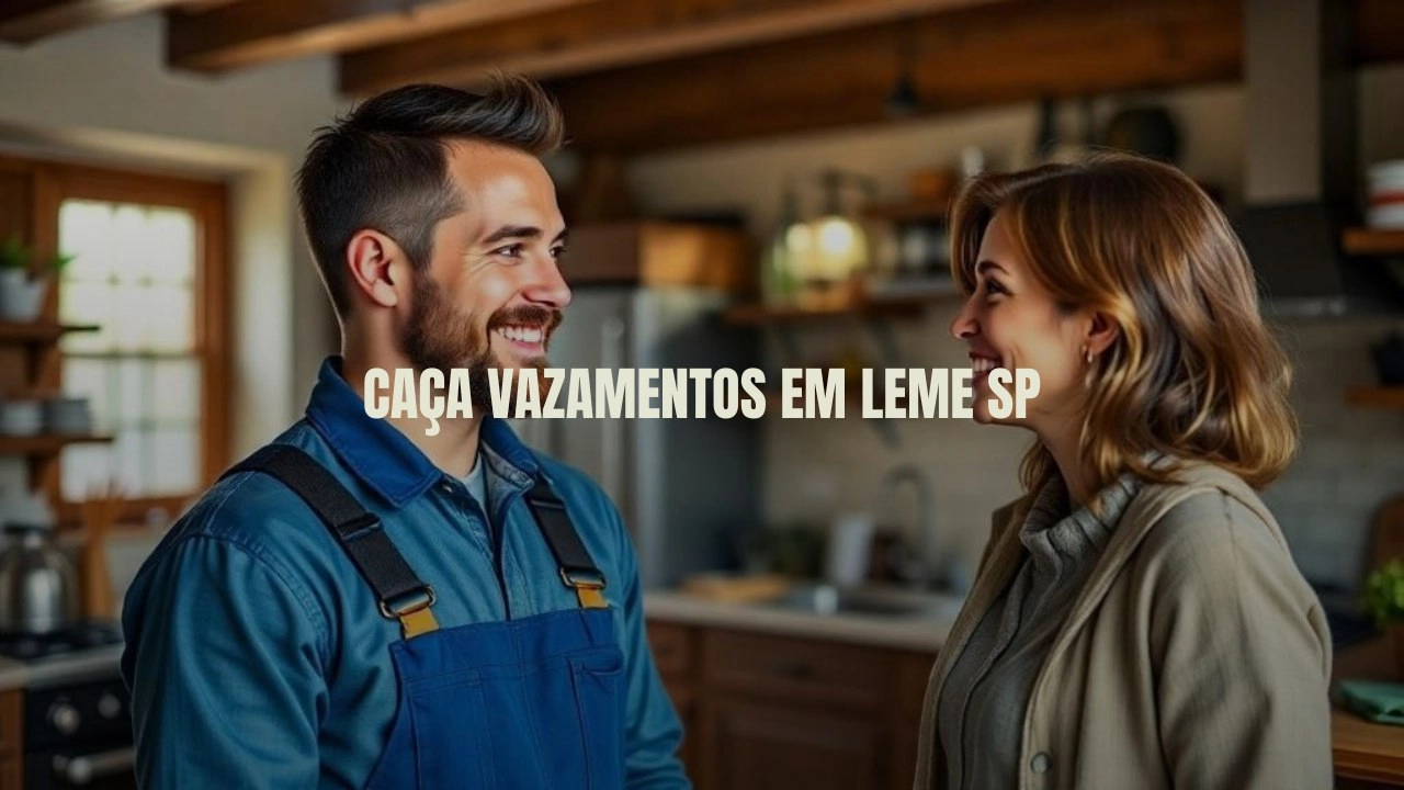 CAÇA VAZAMENTOS EM LEME SÃO PAULO (SP).