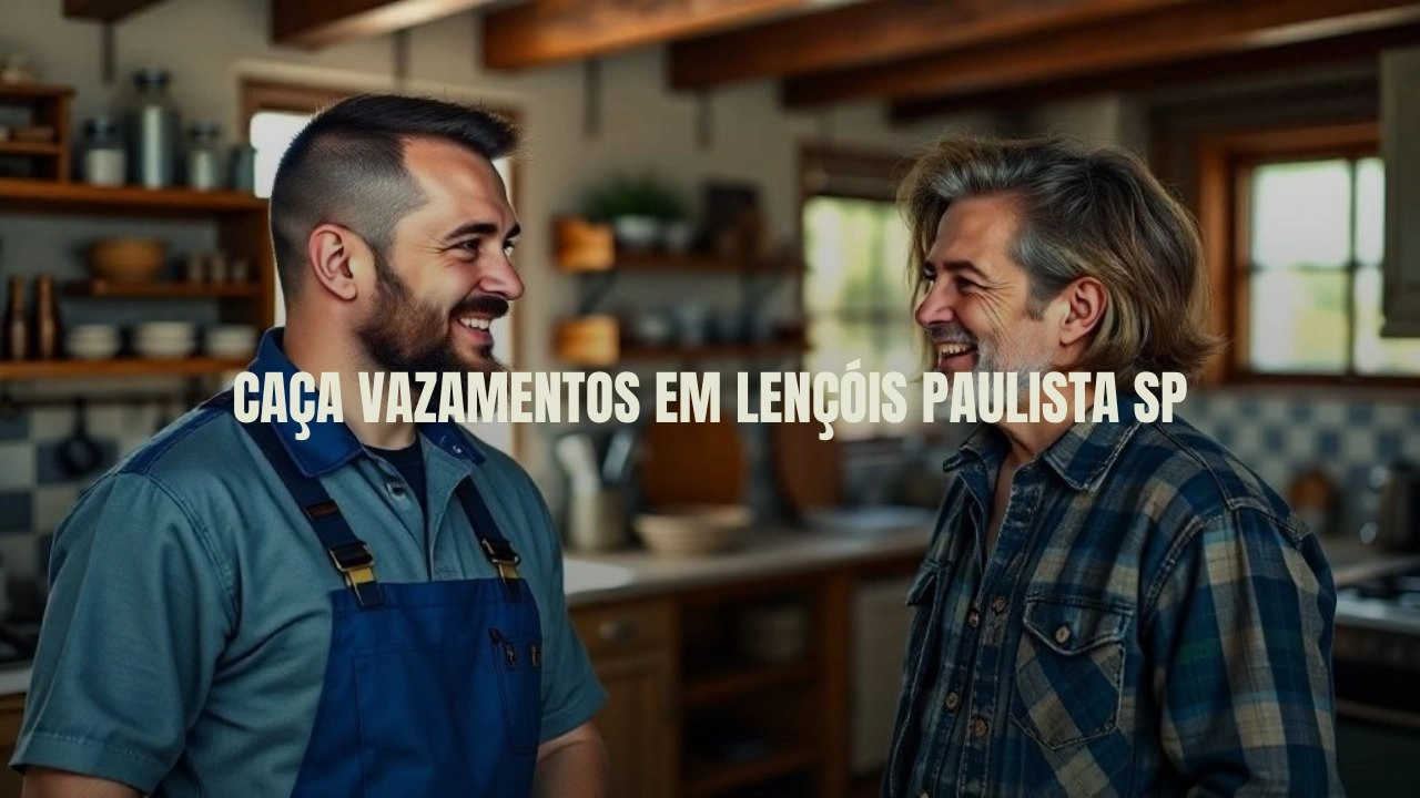 CAÇA VAZAMENTOS EM LENÇÓIS PAULISTA SÃO PAULO (SP).
