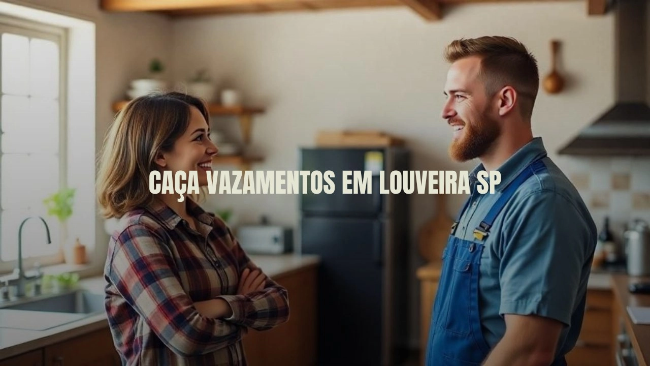 CAÇA VAZAMENTOS EM LOUVEIRA SÃO PAULO (SP).