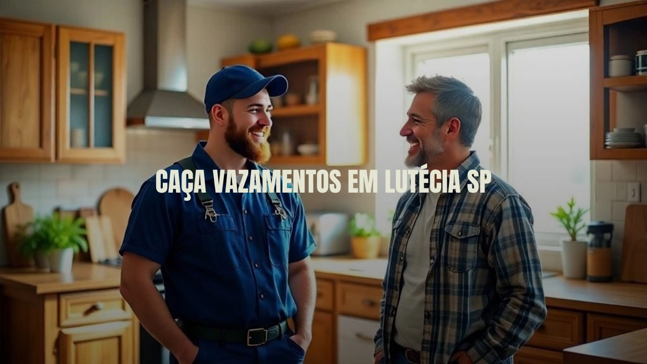 CAÇA VAZAMENTOS EM LUTÉCIA SÃO PAULO (SP).