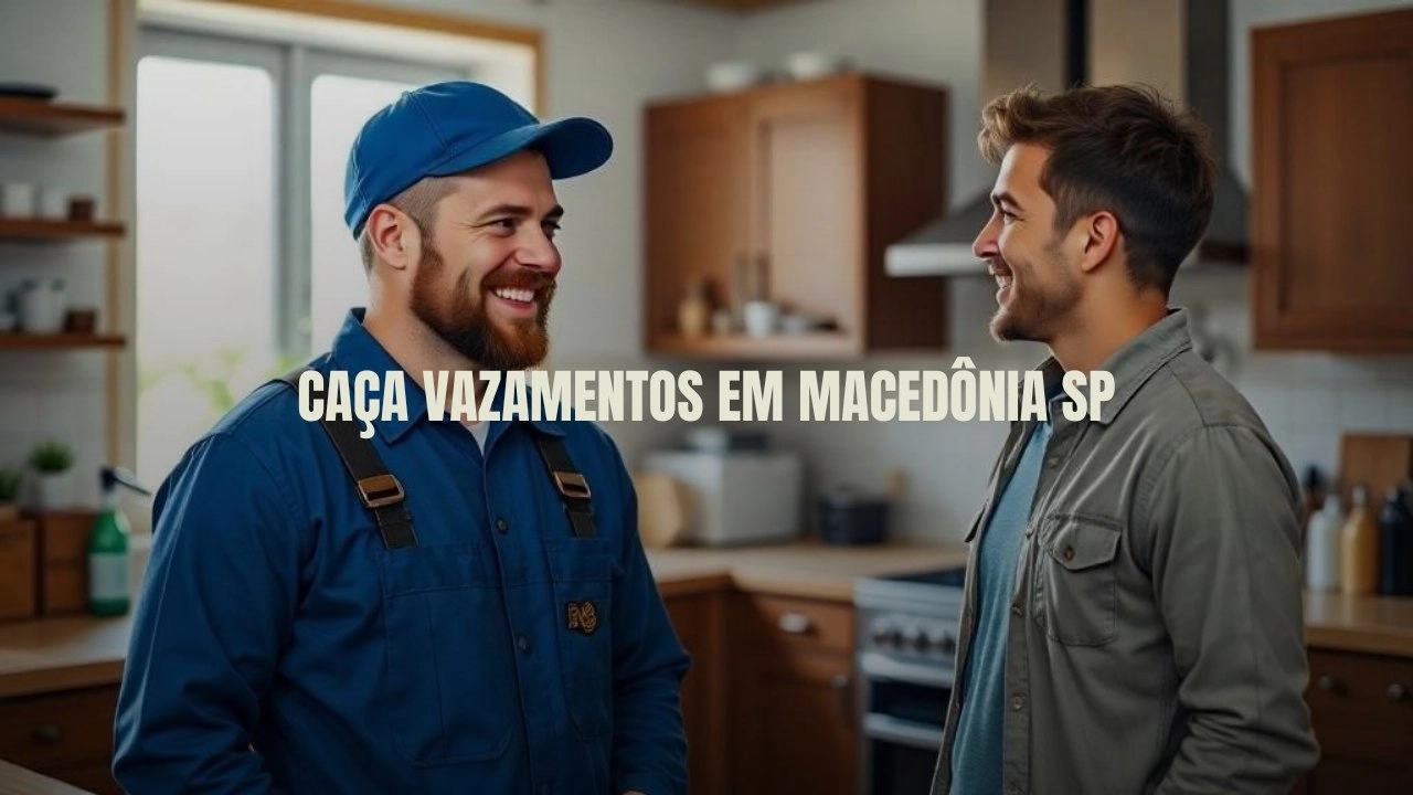 CAÇA VAZAMENTOS EM MACEDÔNIA SÃO PAULO (SP).