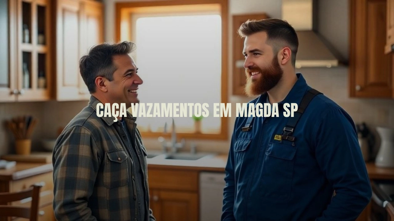 CAÇA VAZAMENTOS EM MAGDA SÃO PAULO (SP).