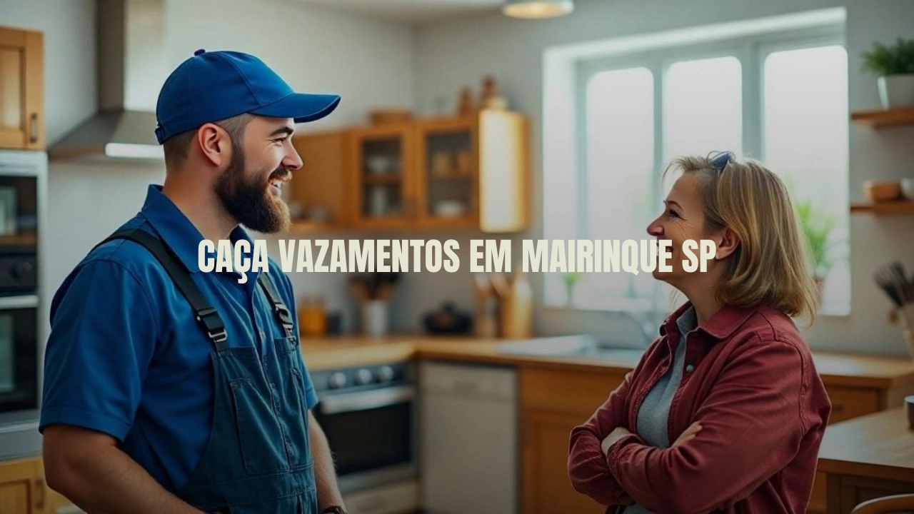 CAÇA VAZAMENTOS EM MAIRINQUE SÃO PAULO (SP).